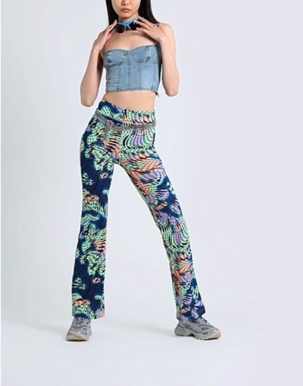 Puma Dare to Feelin Xtra AOP Flared Pants Size XS